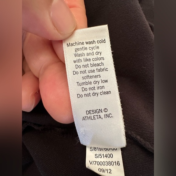 Athleta Skirt Skort Size S Above Knee black - Picture 10 of 11
